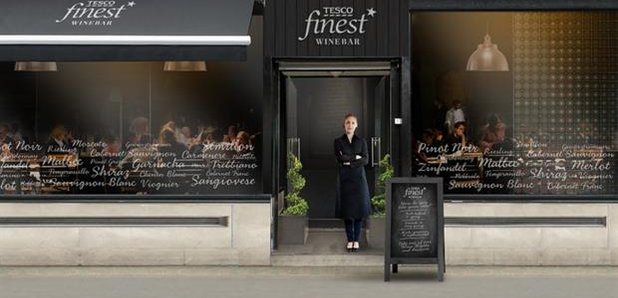 Tesco finest wine bar